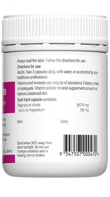 Magnesium Citrate 120c - Spectrumceuticals