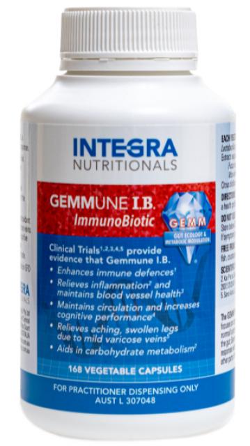 Gemmune I.B. - ImmunoBiotic 168c- Integra Nutritionals