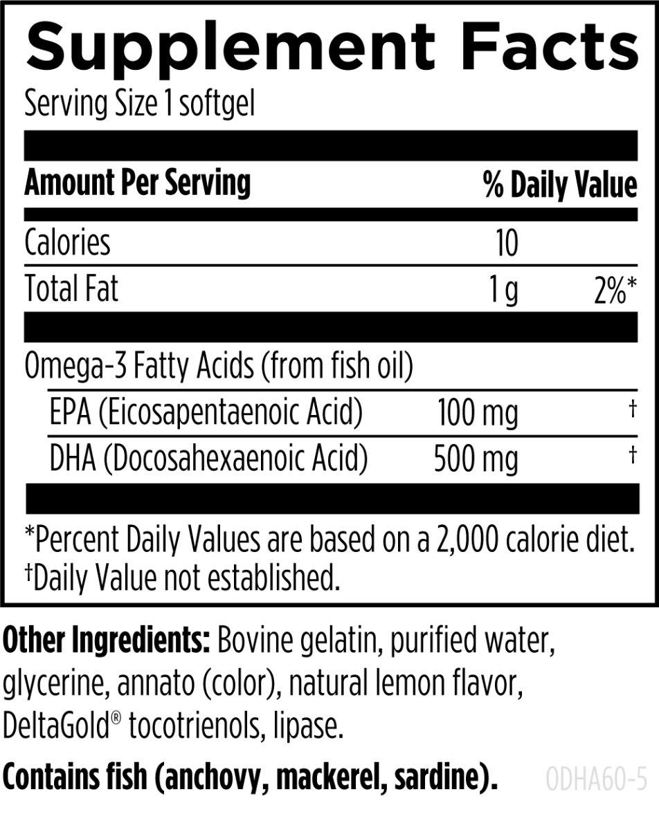 Omegavail Ultra DHA- Designs for Health (DFH)