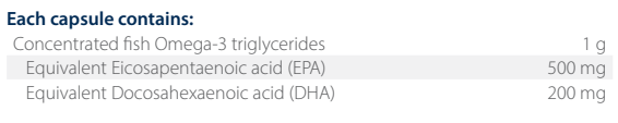 MetaPure EPA/DHA 240 Capsules- Metagenics