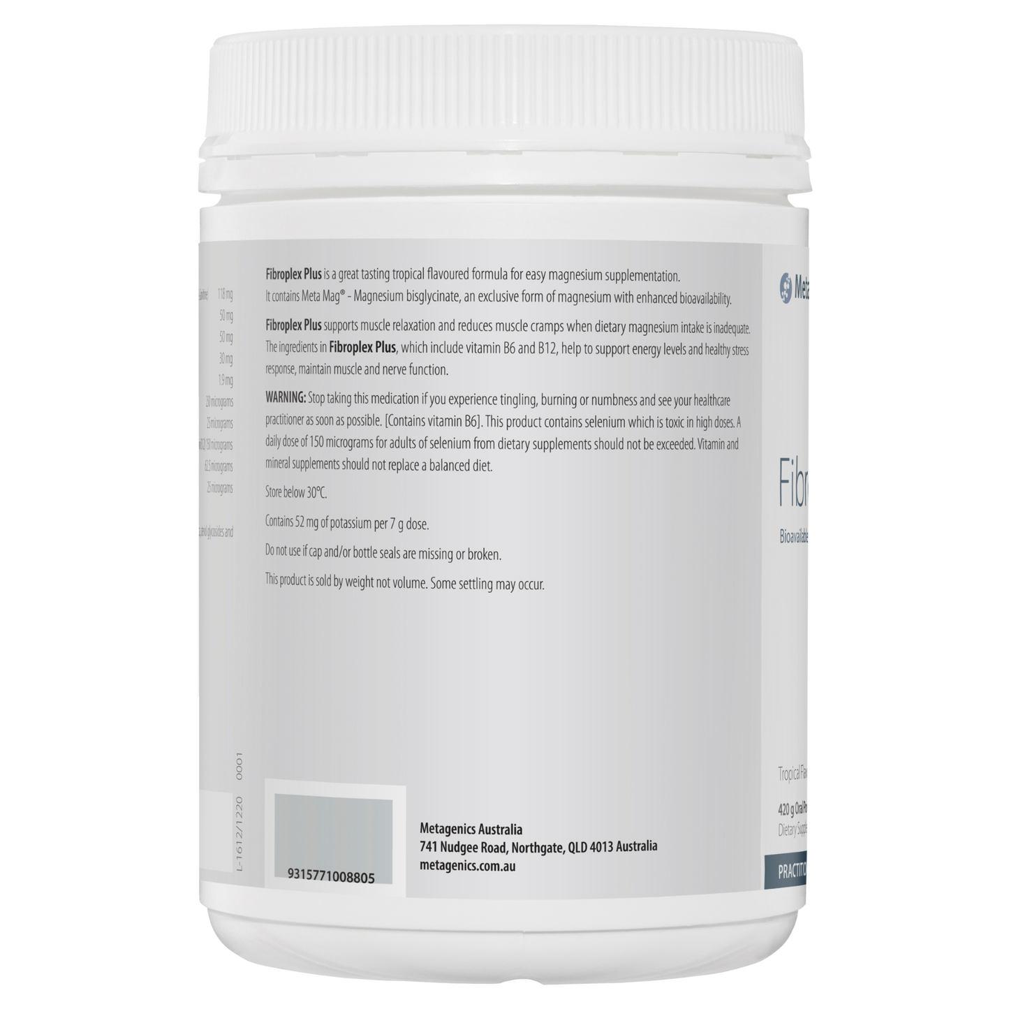 Fibroplex Plus (Tropical) 420g- Metagenics