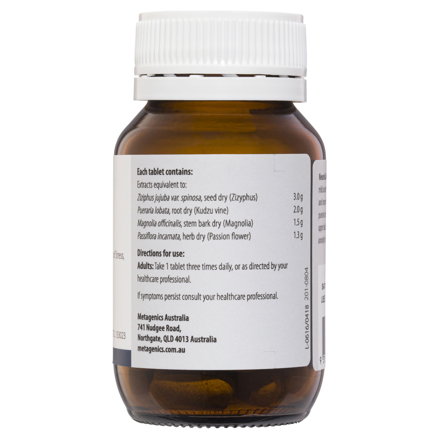 NeuroCalm® 60 Tablets- Metagenics