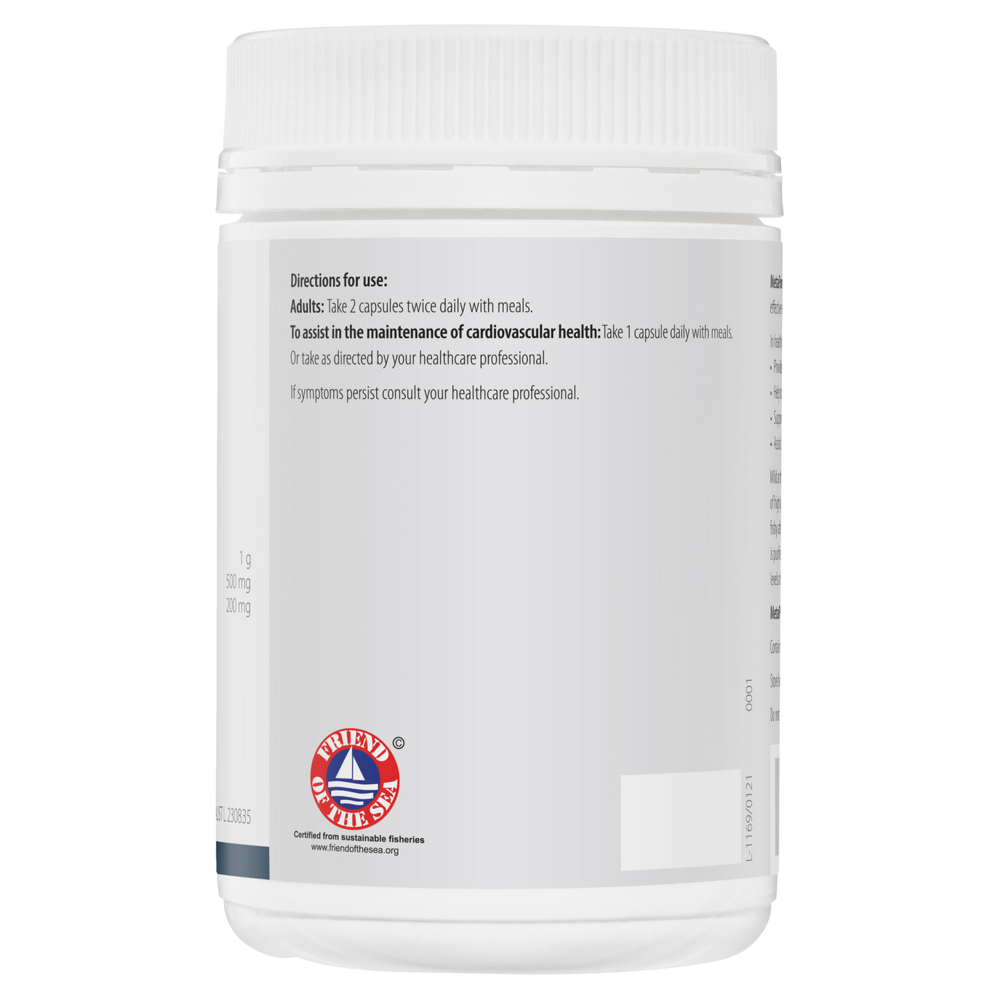 MetaPure EPA/DHA 120 Capsules- Metagenics