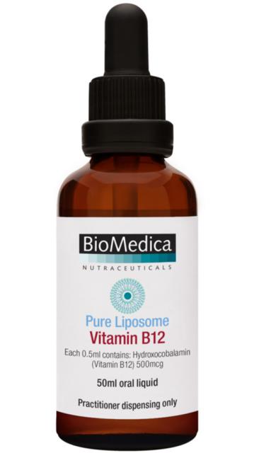 Pure Liposome Vitamin B12 50ml (Hydroxocobalamin) - BioMedica