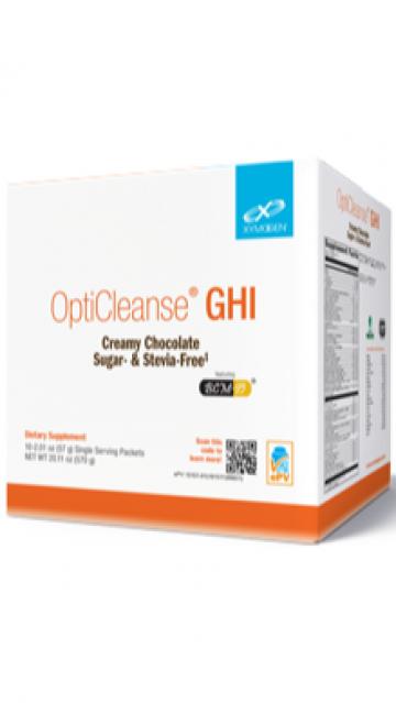 OptiCleanse® GHI Creamy Chocolate Sugar- & Stevia-Free 10 Servings - Xymogen