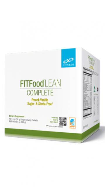 FIT Food® Lean Complete French Vanilla Sugar- & Stevia-Free 10 Servings - Xymogen