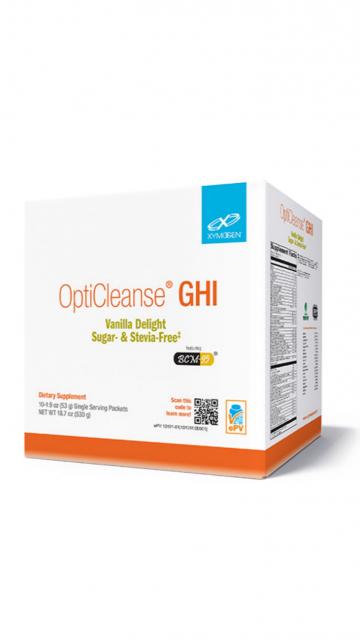 OptiCleanse® GHI Vanilla Delight Sugar- & Stevia-Free 10 Servings - Xymogen