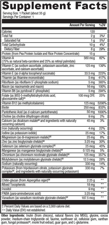 FIT Food® Lean Complete Dutch Chocolate Sugar- & Stevia-Free 10 Servings - Xymogen