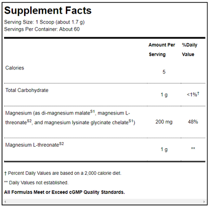 OptiMag® Neuro Unflavored 60 Servings - Xymogen