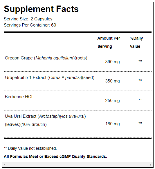 Berbemycin 120 Capsules - Xymogen