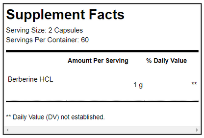 Berberine 120 Capsules - Xymogen