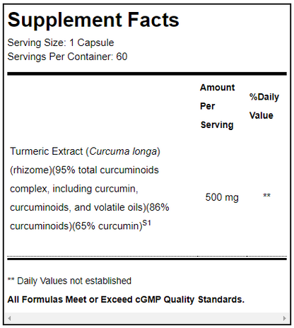 CurcuPlex-95™ 60 Cap- Xymogen