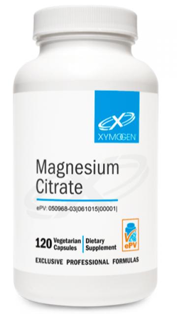 Magnesium Citrate 120 Capsules - Xymogen