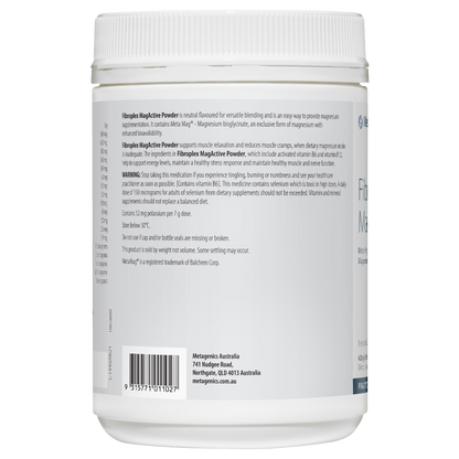 Fibroplex MagActive Powder (Neutral) 420g- Metagenics