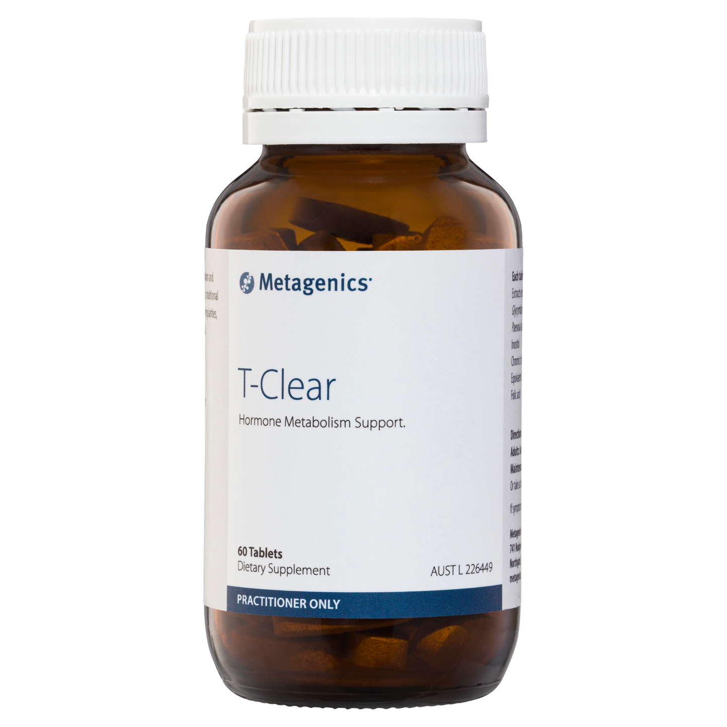 T-Clear 60 Tablets- Metagenics