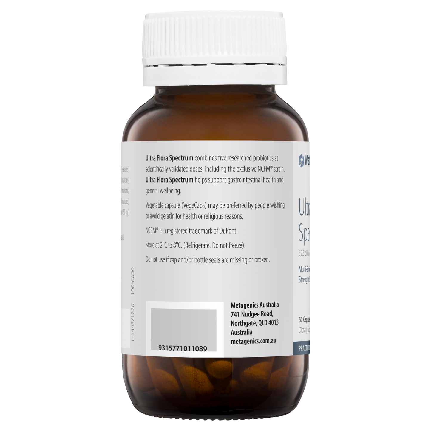 Ultra Flora Spectrum 60 Capsules- Metagenics