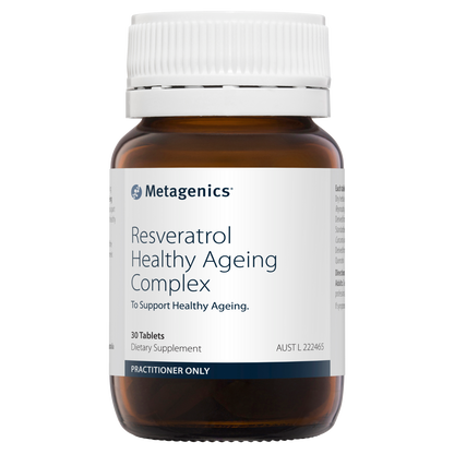 Resveratrol Healthy Ageing 30 Tablets- Metagenics