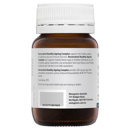 Resveratrol Healthy Ageing 30 Tablets- Metagenics