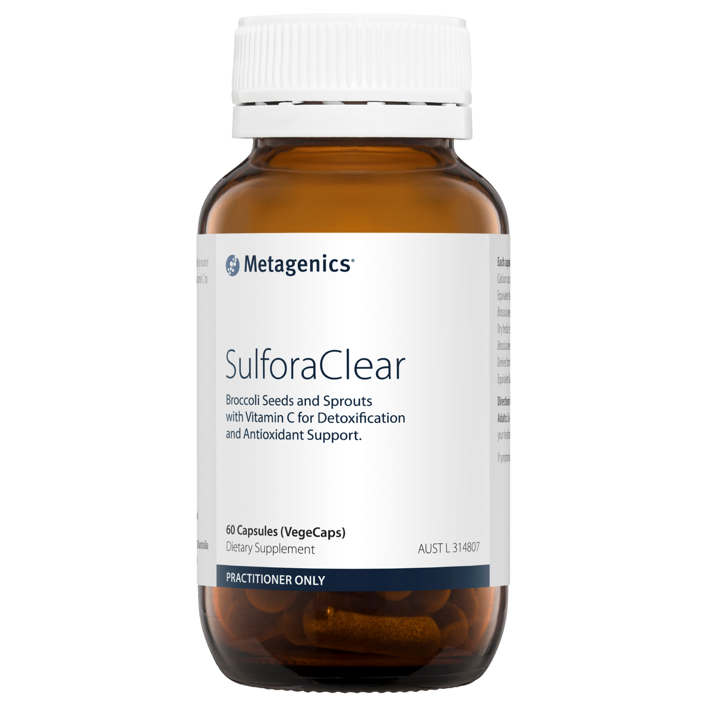 SulforaClear 60 Capsules- Metagenics