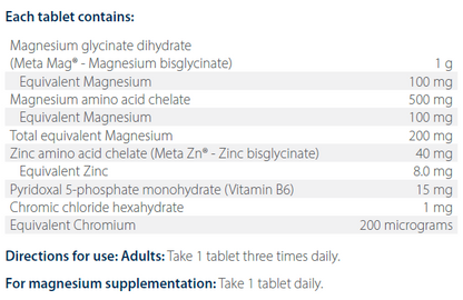 Fibroplex MagActive 90 Tablets- Metagenics