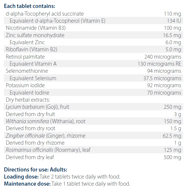 Thyrobalance 60 Tablets- Metagenics