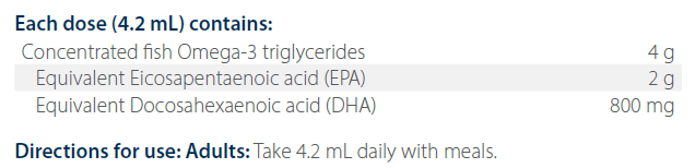 MetaPure EPA/DHA Citrus Berry Flavour 500mL- Metagenics