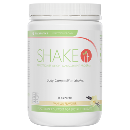 Shake It Vanilla Flavour 554g- Metagenics