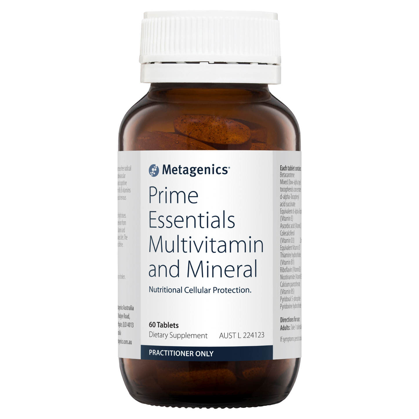 Prime Essentials 60 Tablets- Metagenics