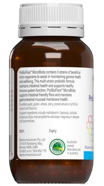 ProBioFlora MicroBiota 60 Caps - Spectrumceuticals