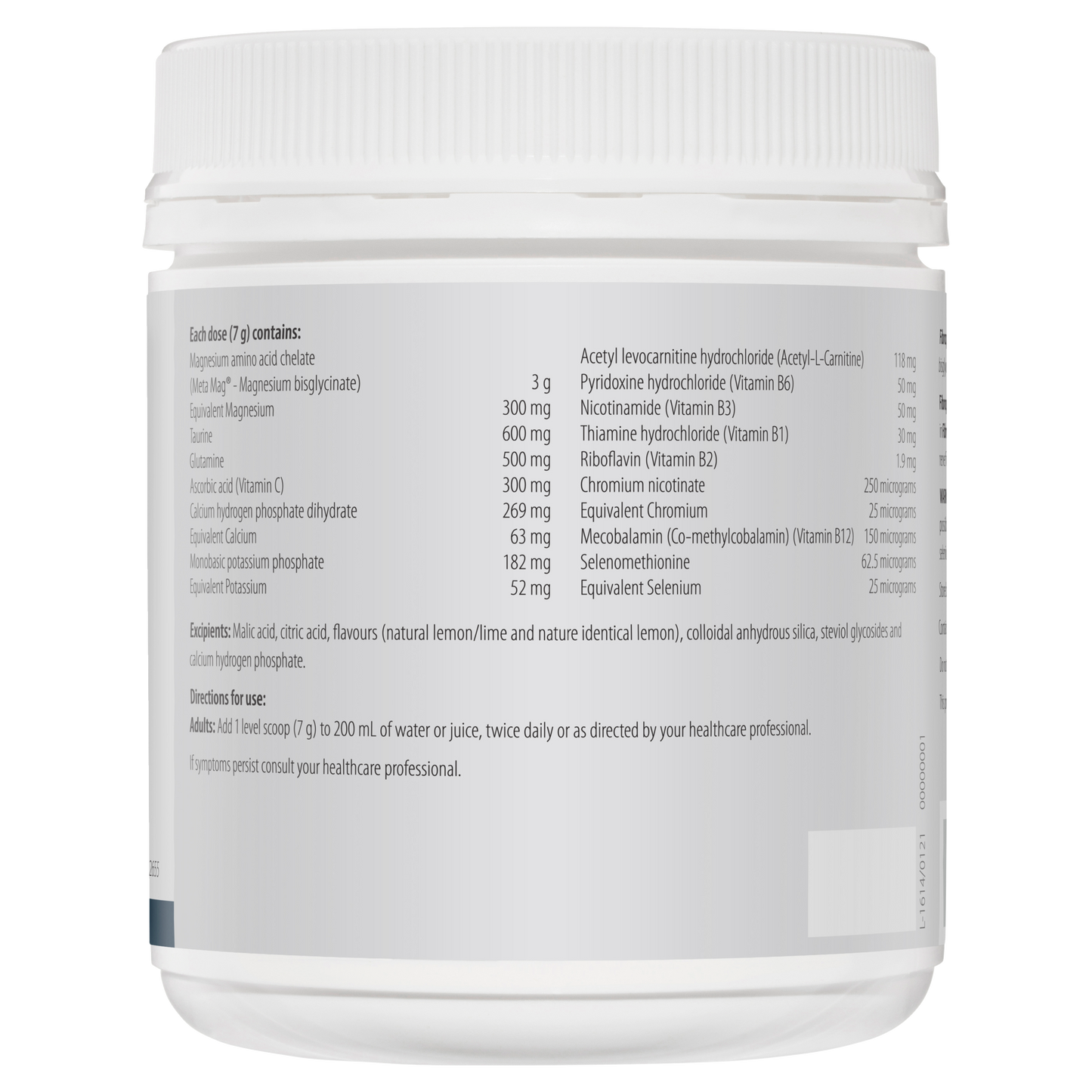 Fibroplex Plus (Lemon Lime) 210g- Metagenics