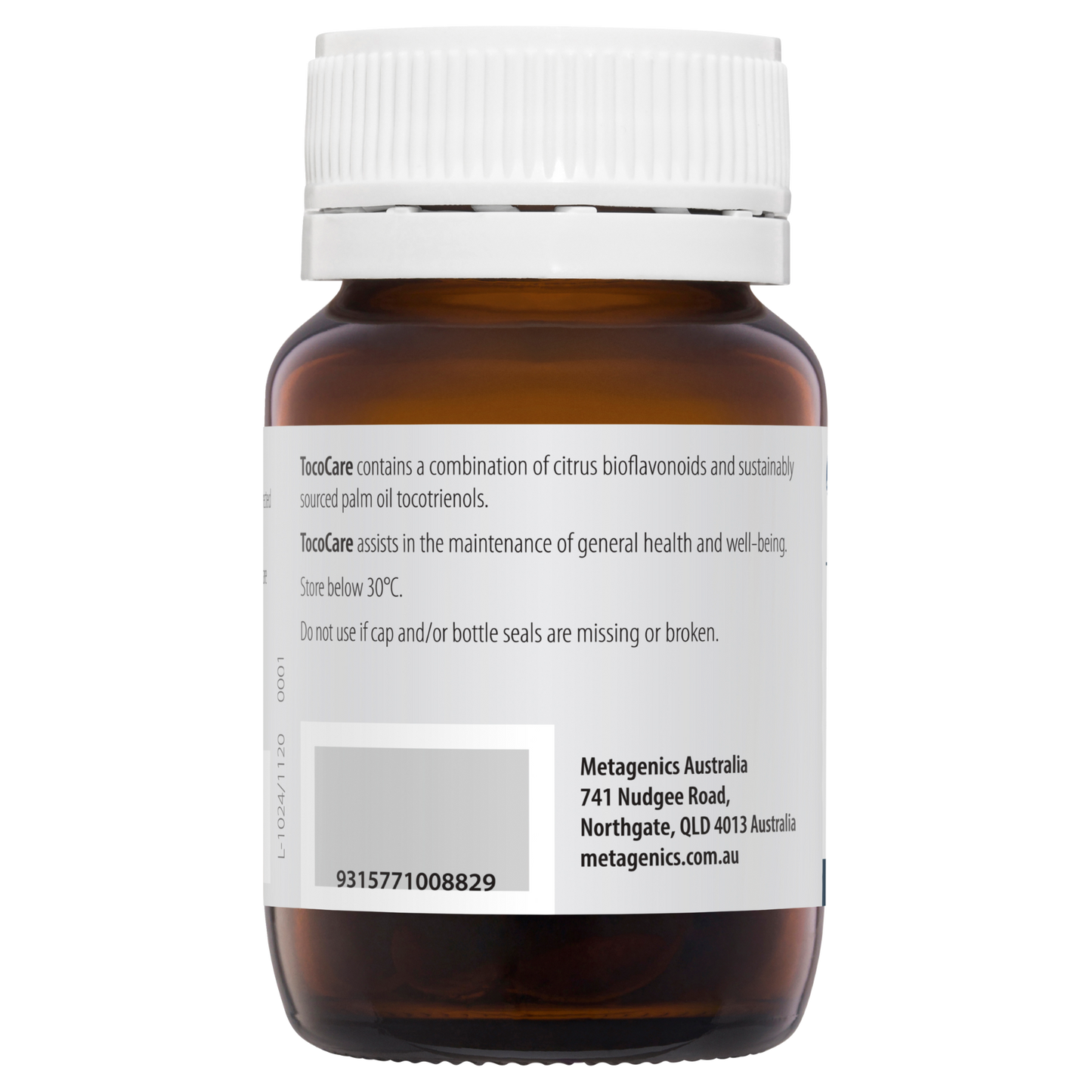 TocoCare 30 Capsules- Metagenics