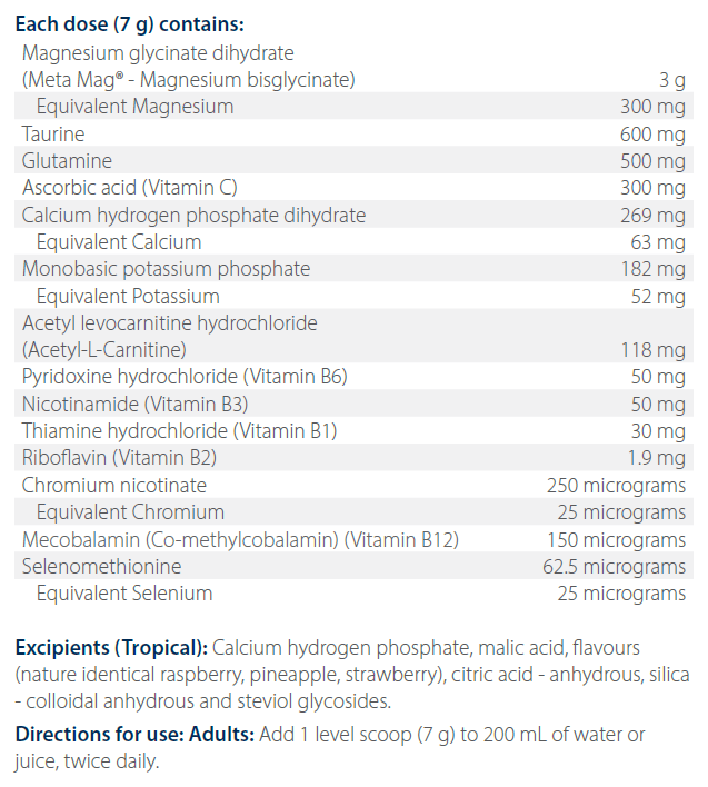 Fibroplex Plus (Lemon Lime) 210g- Metagenics