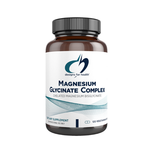 Magnesium Glycinate Complex (300mg)- Designs for Health (DFH)