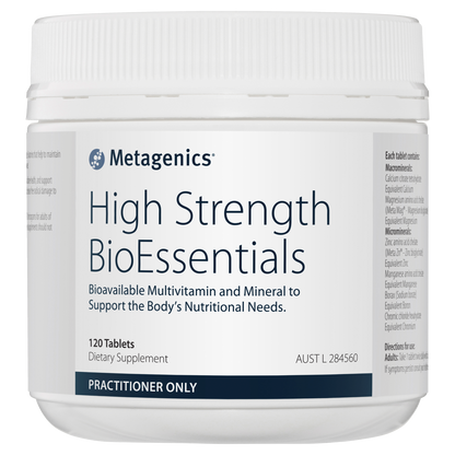 High Strength BioEssentials 120 Tab- Metagenics