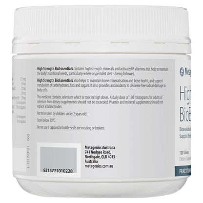 High Strength BioEssentials 120 Tab- Metagenics