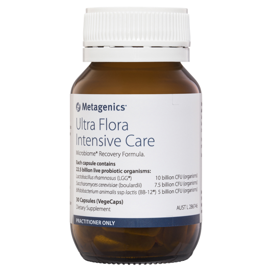 Ultra Flora Intensive Care 30 Capsules- Metagenics