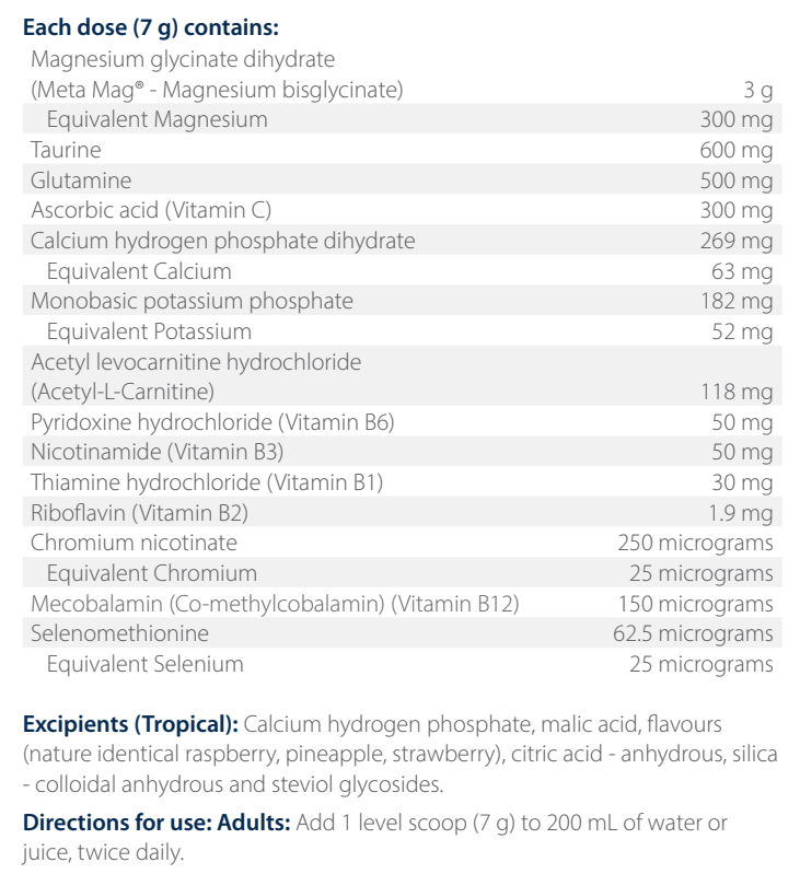 Fibroplex Plus (Orange) 210g- Metagenics