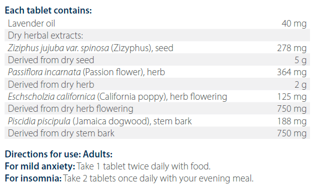 NeuroCalm® Sleep 60 Tablets- Metagenics