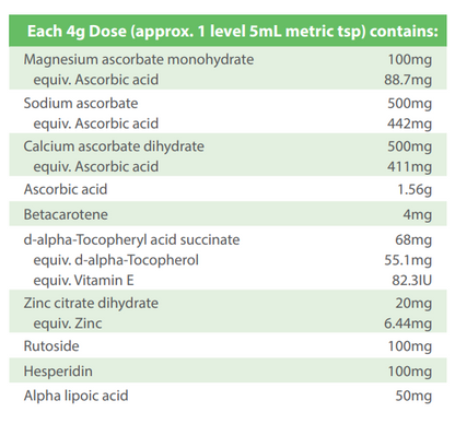 Ultra Buffered C Powder 450g - Orthoplex