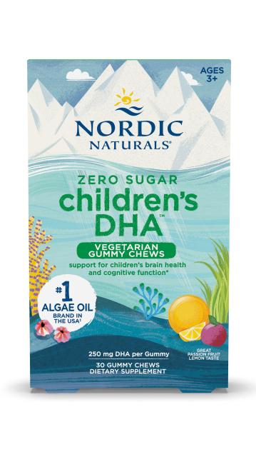 Zero Sugar Children’S DHA Vegetarian Gummy Chews - Nordic Naturals