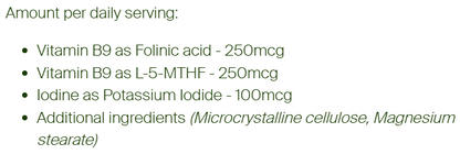 Folate Restore 30 Capsules - BePure