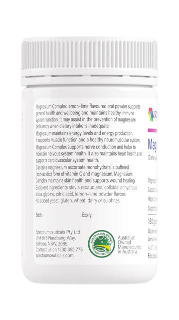 Magnesium Complex 180g - Spectrumceuticals