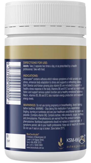 Adrenoplex, 120caps - BioCeuticals Professional