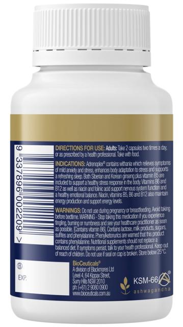 Adrenoplex, 60caps - BioCeuticals Professional