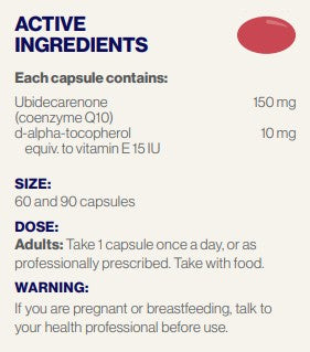 CoQ10 Excel 150mg, 90caps - BioCeuticals Professional