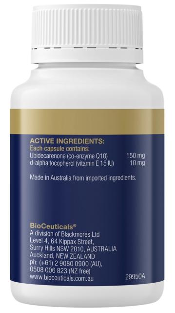 CoQ10 Excel 150mg, 90caps - BioCeuticals Professional