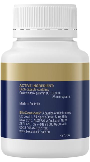 D3 Capsules, 60sg - BioCeuticals Professional