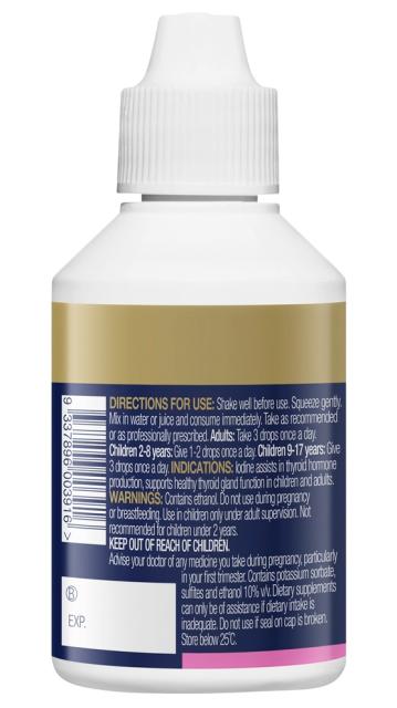 Iodine Drops, 50ml - BioCeuticals Professional
