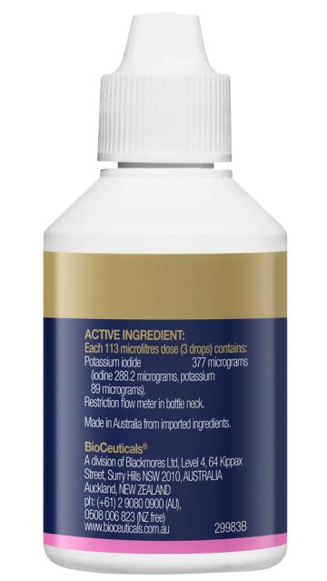 Iodine Drops, 50ml - BioCeuticals Professional