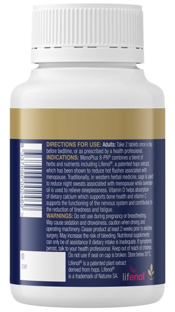 MenoPlus 8-PN, 60tabs - BioCeuticals Professional